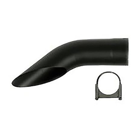 Aftermarket Universal Fit 5 Curved Exhaust Extender With Clamp for Tractors RAPR7088